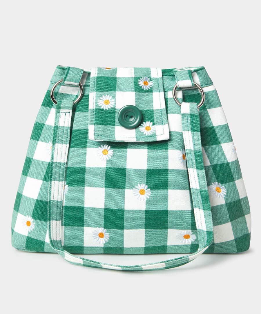 Sweet Daisy Embroidered Bag