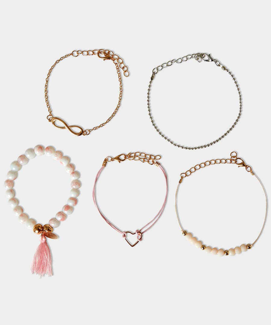 Pack Of 5 Boho Bracelets