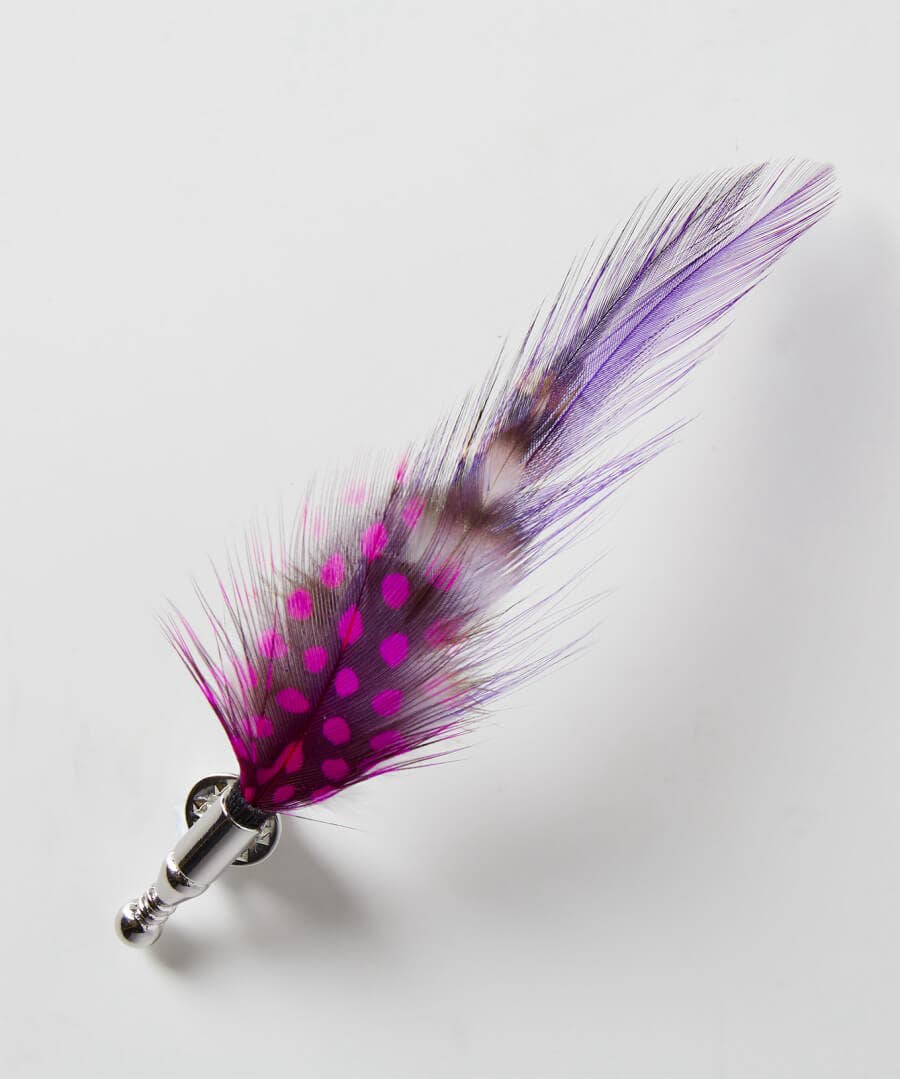 Vibrant Feather Pin