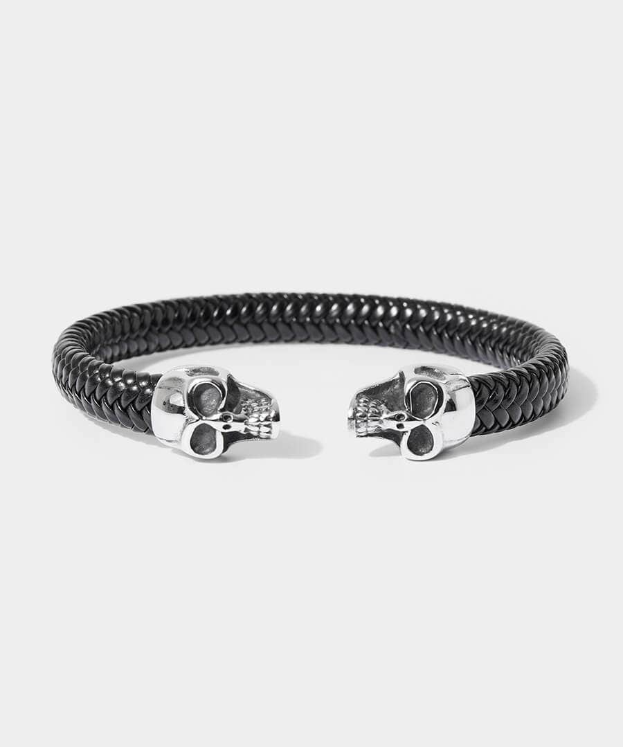Ivar Double Skull Bracelet