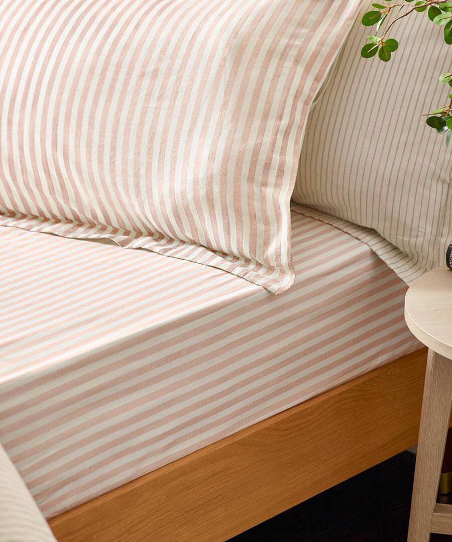 Hebden Stripe Fitted Sheet