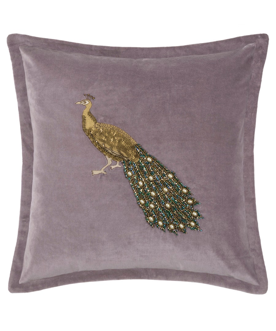 Mayura Embroidered Feather Filled Cushion