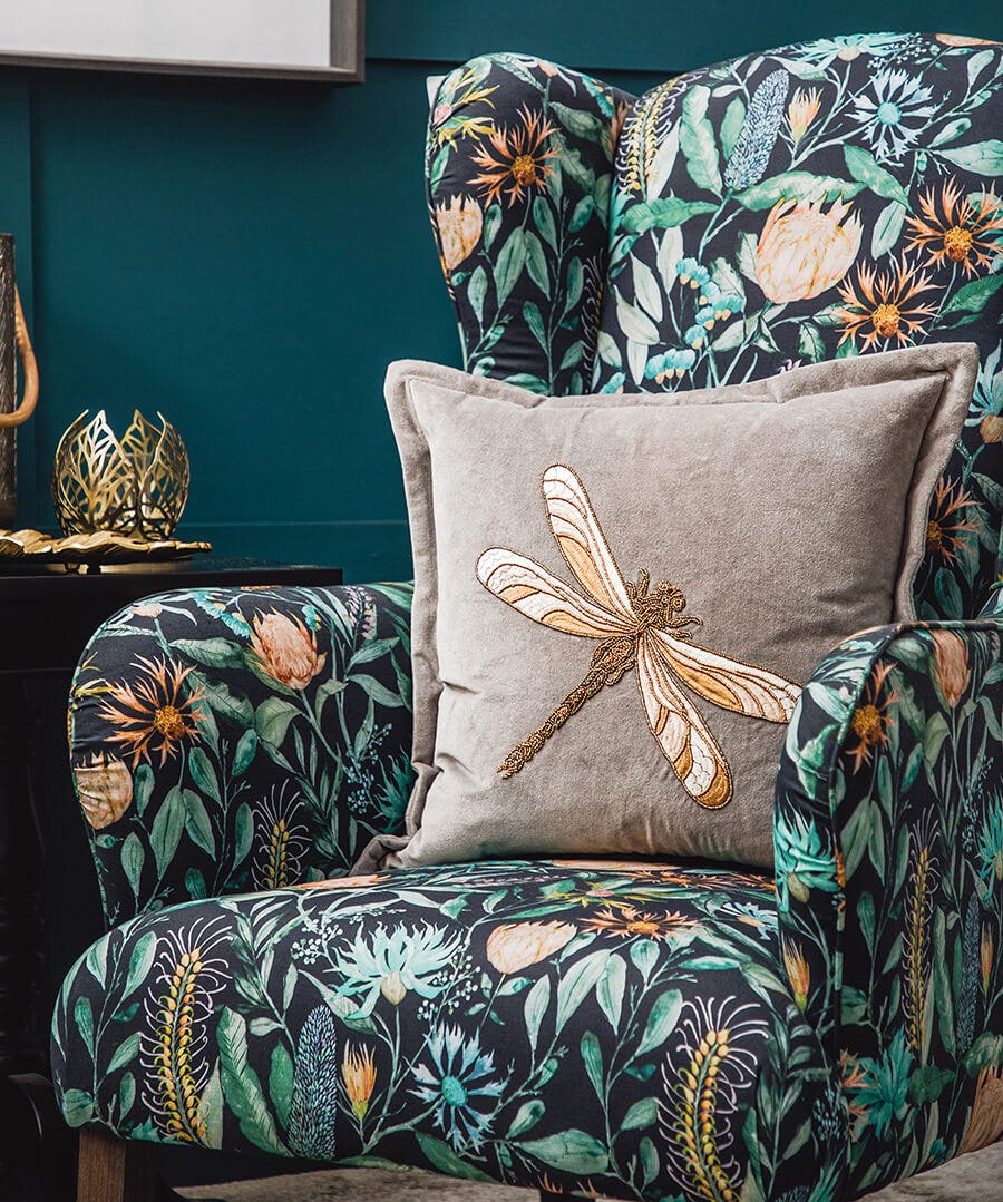 Aria Embroidered Cushion