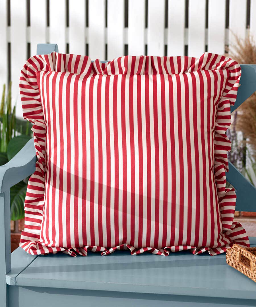 Millie Ruffle Outdoor Cushion
