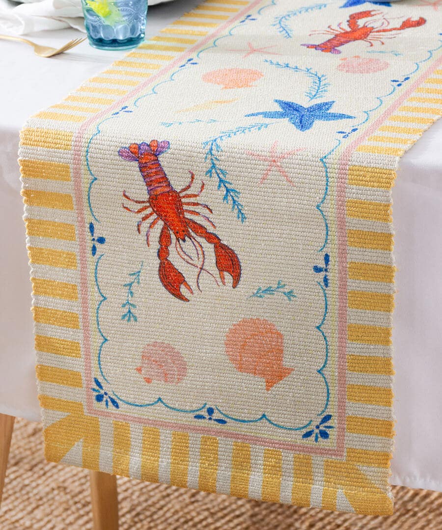 Brunch Stripes Indoor/Outdoor Table Runner