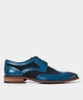 Shelby Blue Leather Brogues