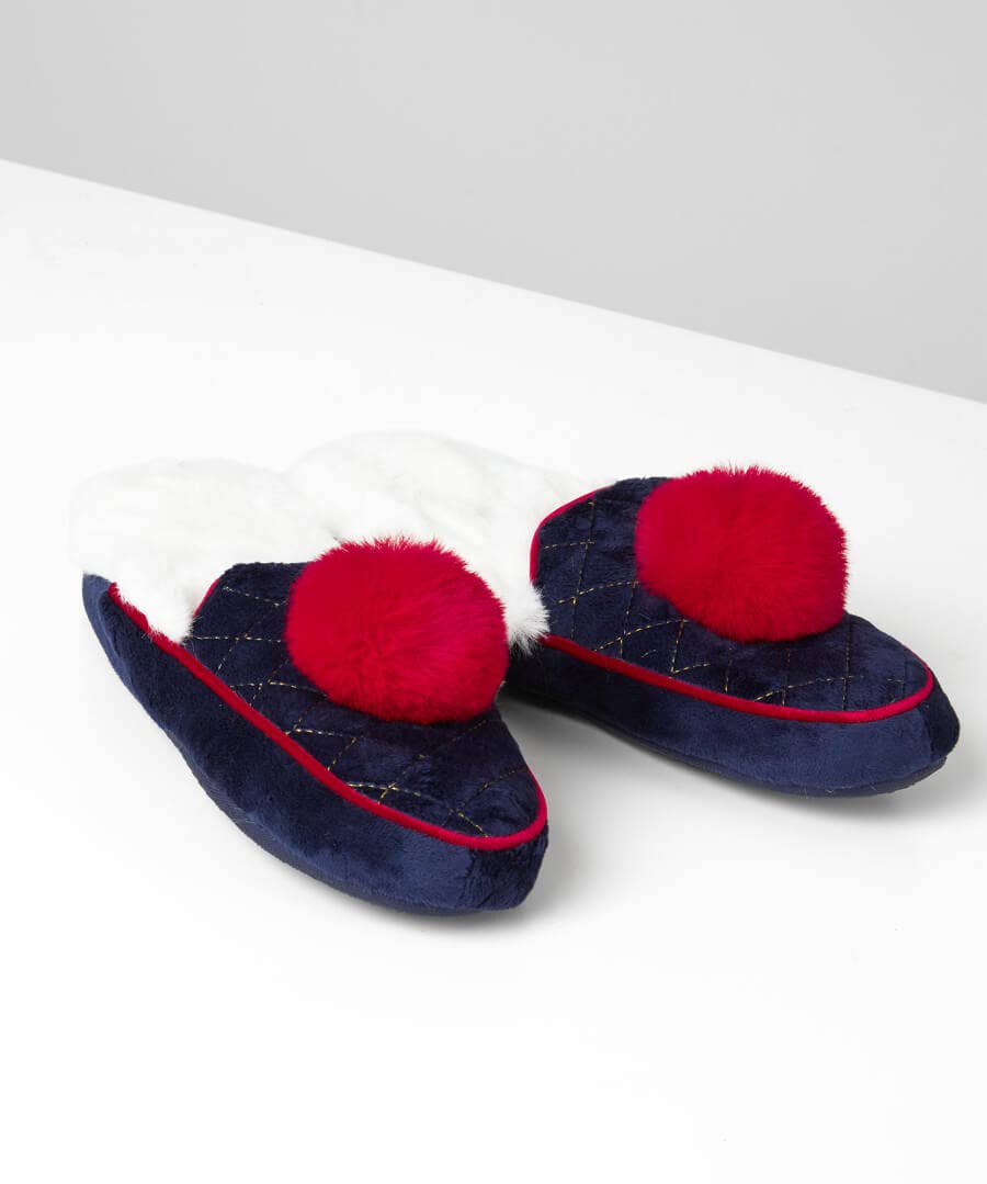 Pom Pom Fluffy Slippers