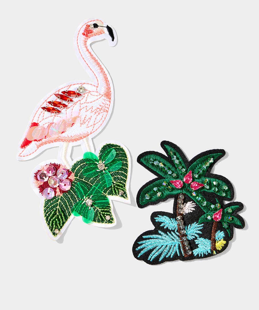 Paradise Set Sew On Badges