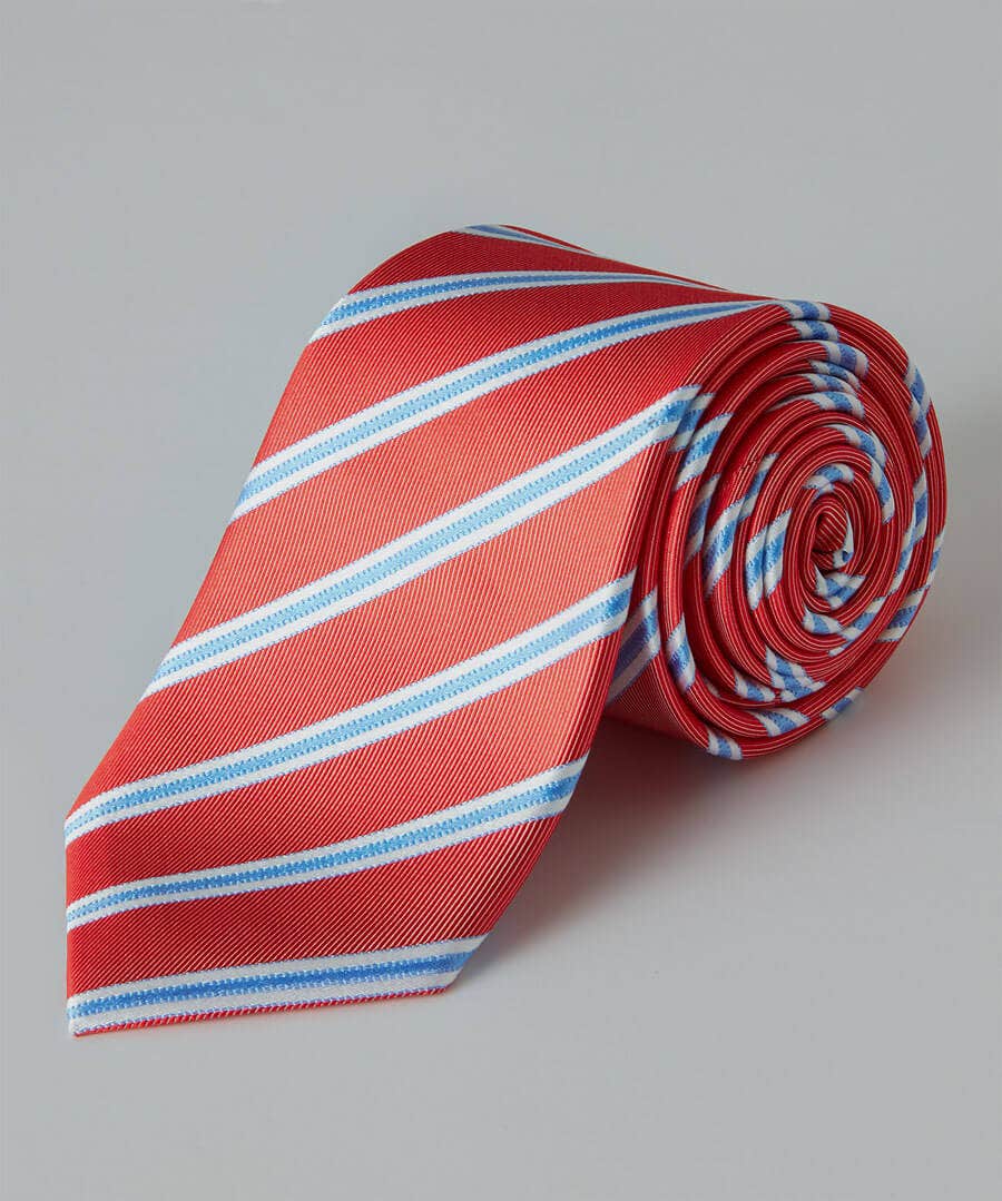 Gentlemen's Striped Silk Tie