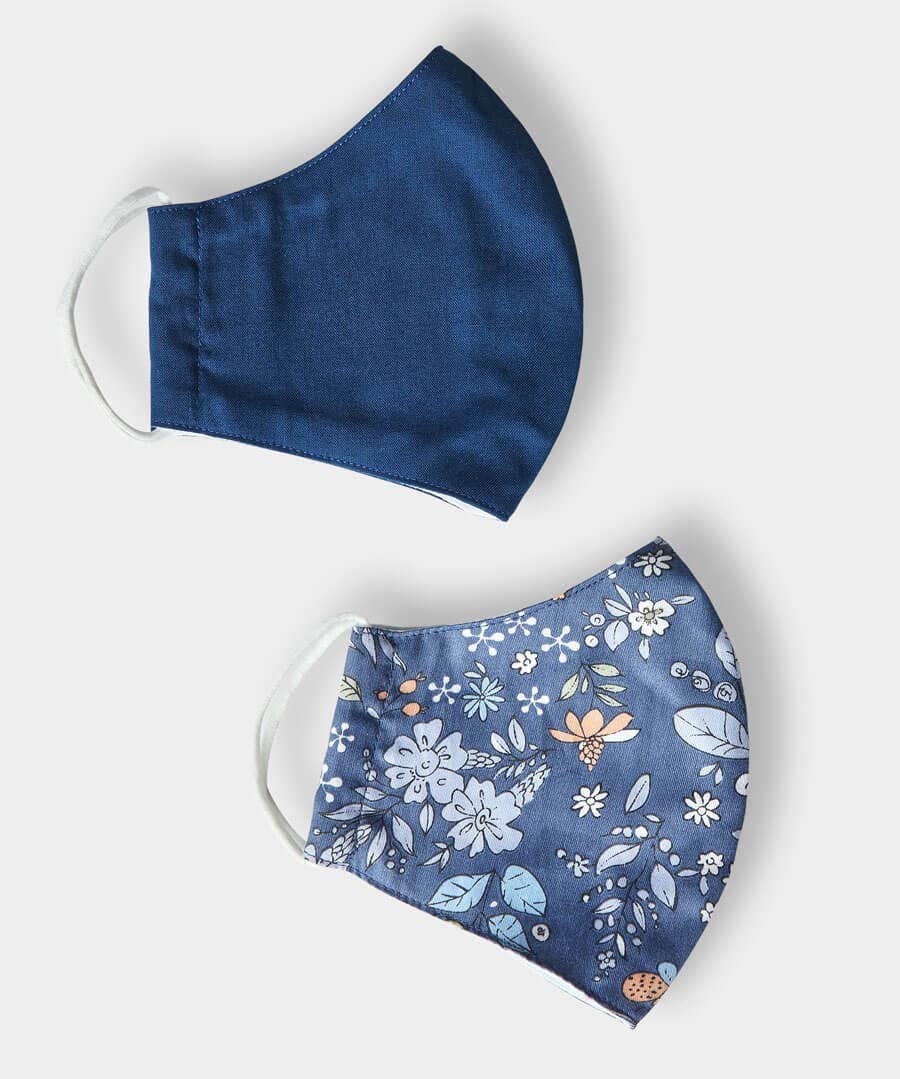 Pack of Two Cotton Face Masks