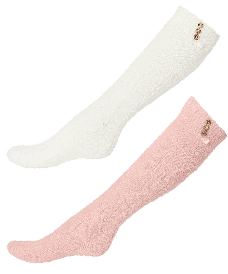 Sloe Joes Pack Of 2 Fluffy Slouch Socks