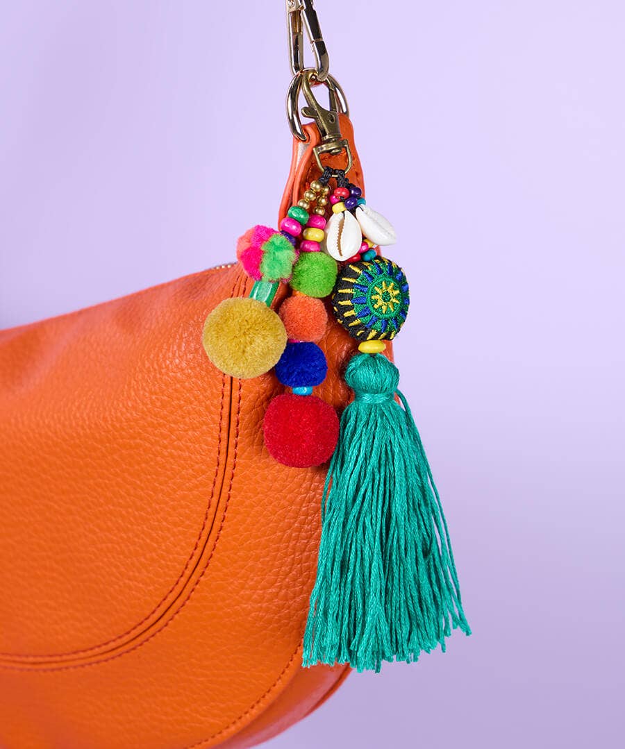 Pom Pom Bag Charm