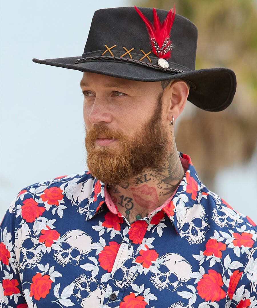 Dusty Road Leather Fedora
