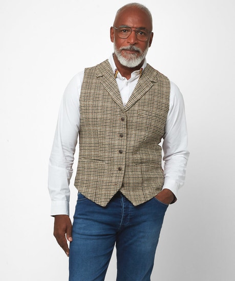 Confidently Cool Check Waistcoat