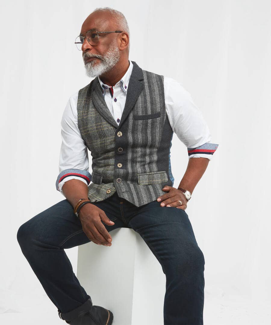 Blue Suit Waistcoat and Pants - He Spoke Style