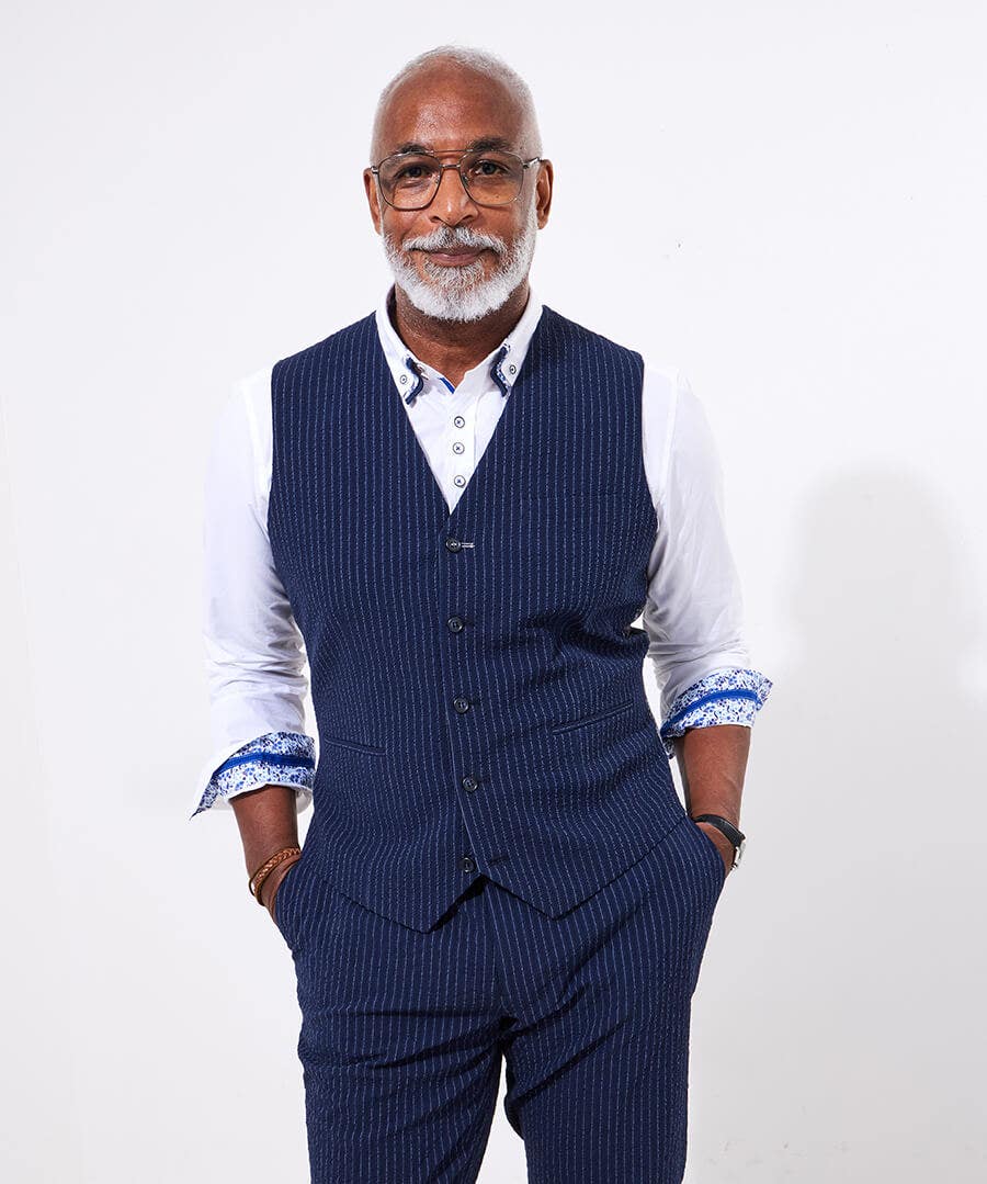 Pinstripe Textured Waistcoat