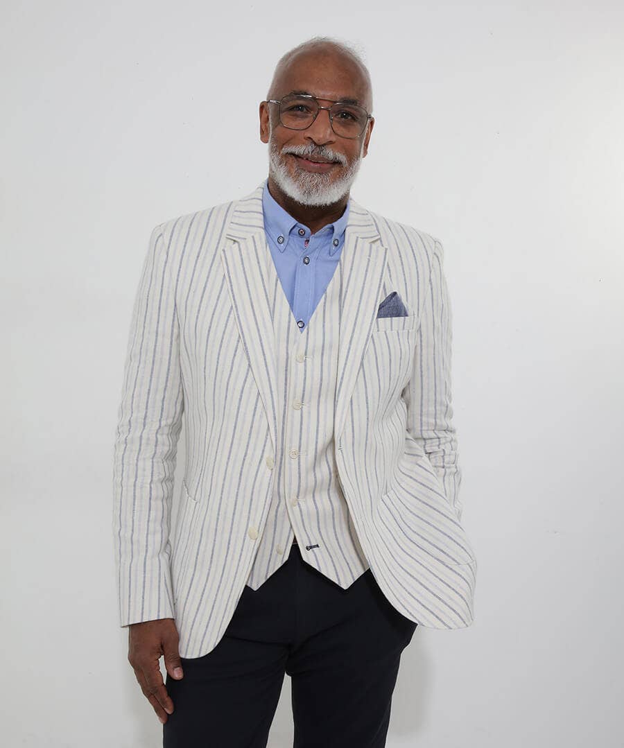 Sensational Stripe Linen Blend Blazer