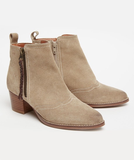 Dakota Suede Ankle Boots