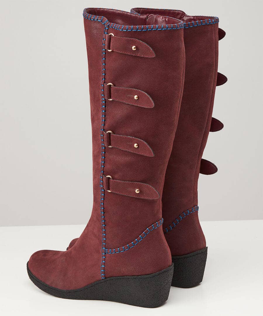 madison hi wedge sneaker bootie