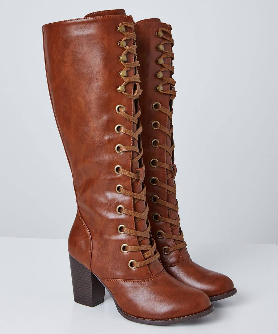 joe browns sweet rider lace back boots