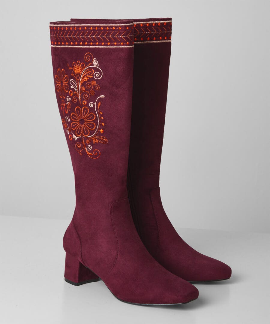 Bohemian Haze Embroidered Boots