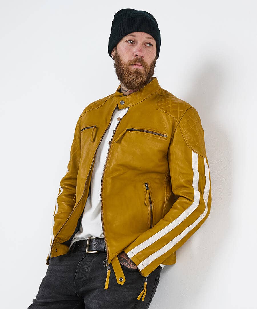 On The Road Leather Biker Jacket