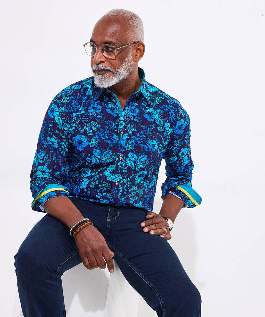 Floral Ombre Shirt