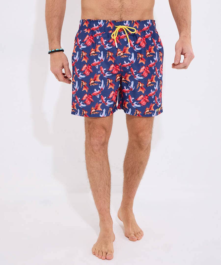 Golden Swim Shorts