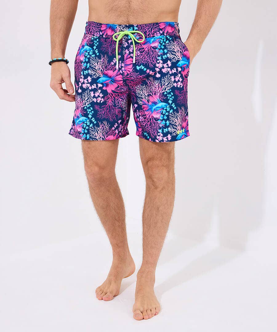 Crazy Coral Swim Shorts