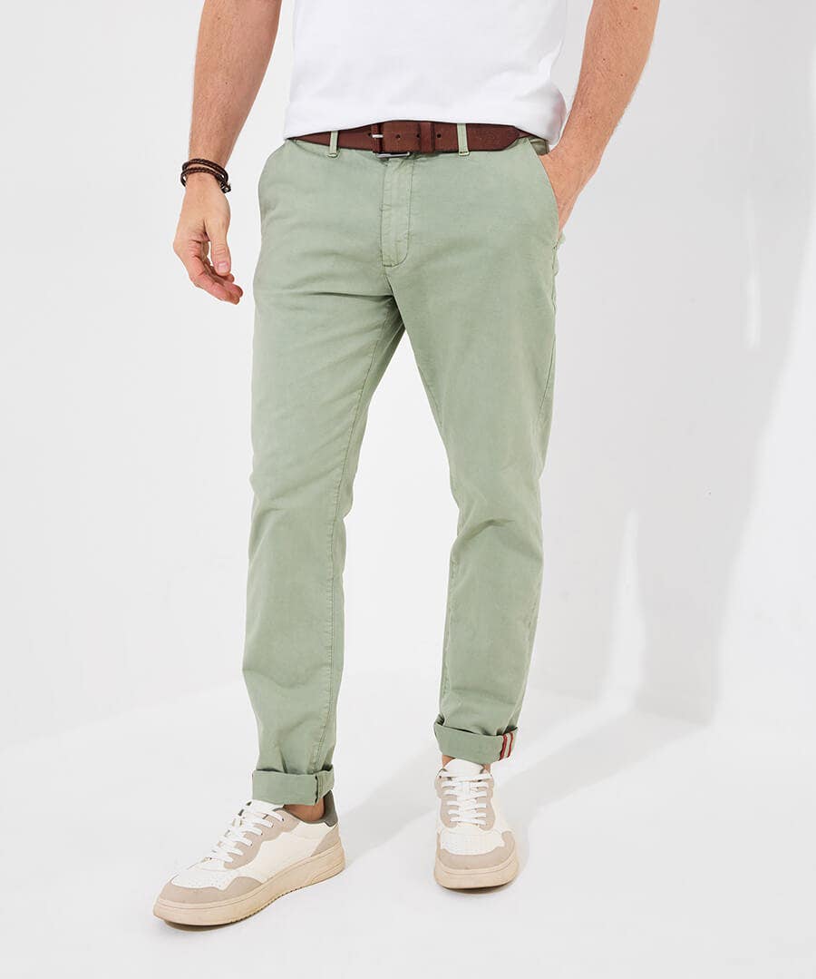 Charming Chino Trousers In Green