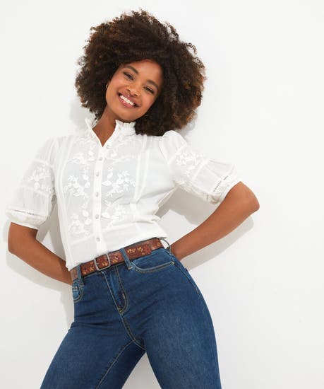 Patsy Embroidered Blouse