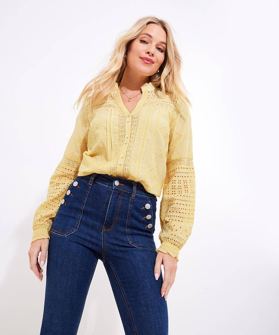 Belle Broderie Blouse