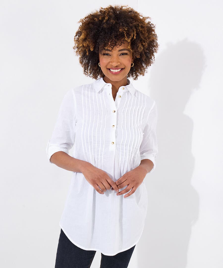Summer Essentials Lightweight Cotton Blouse