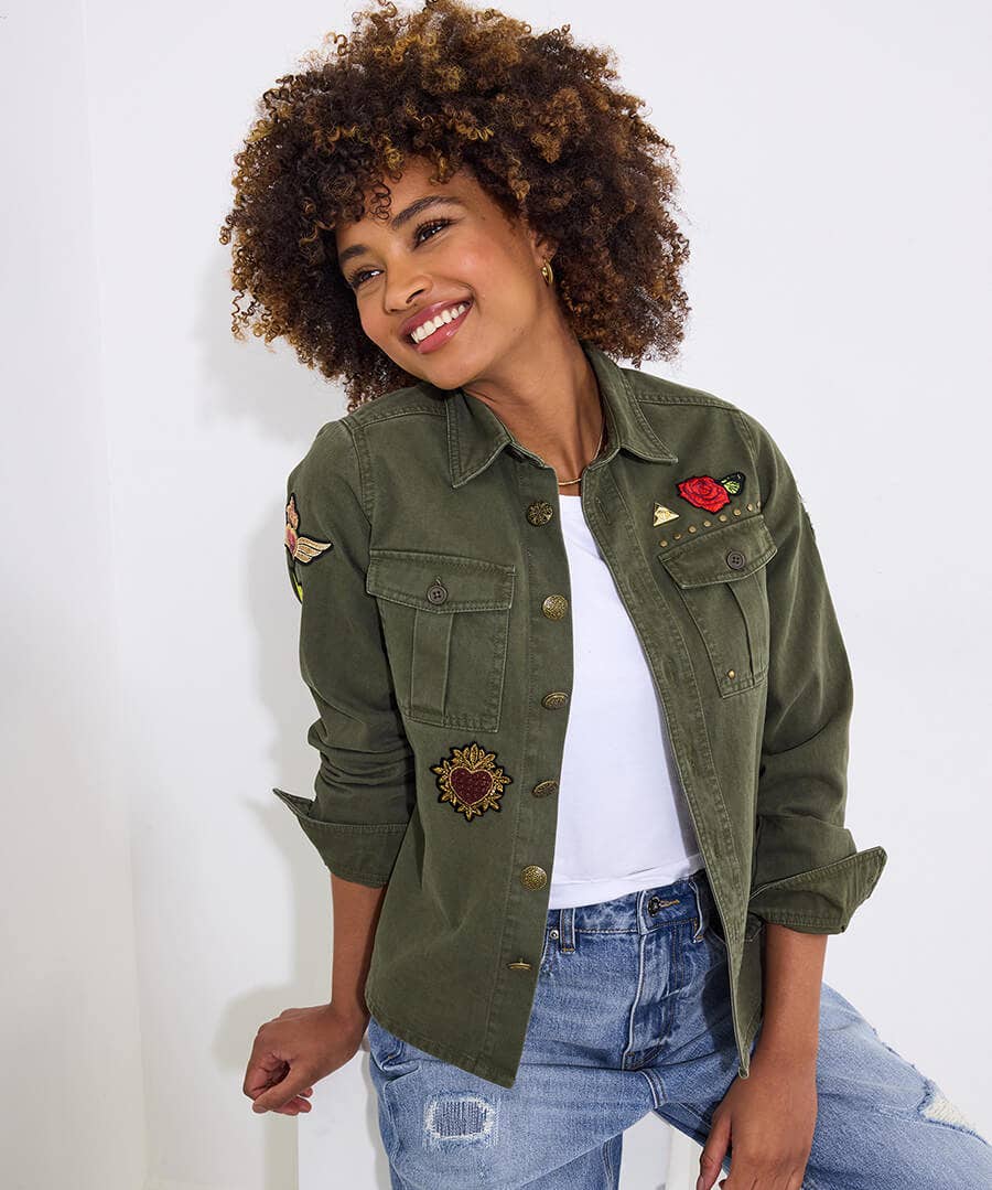 Astrid Badged Cotton Shirt