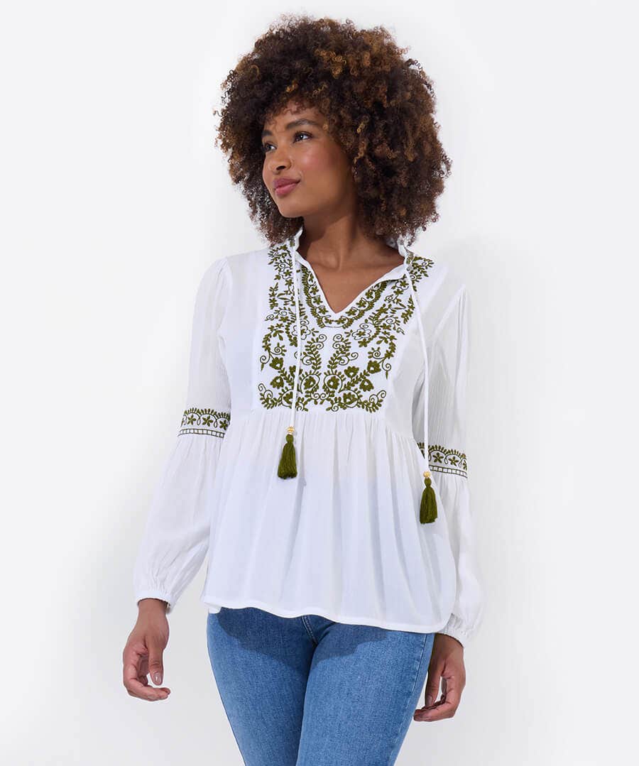 Essential Embroidered Summer Tunic