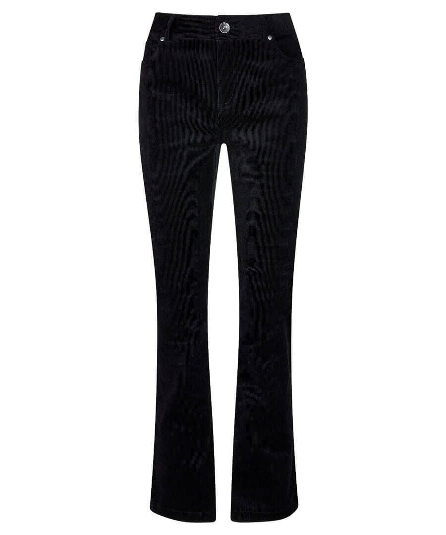 black corduroy bootcut jeans
