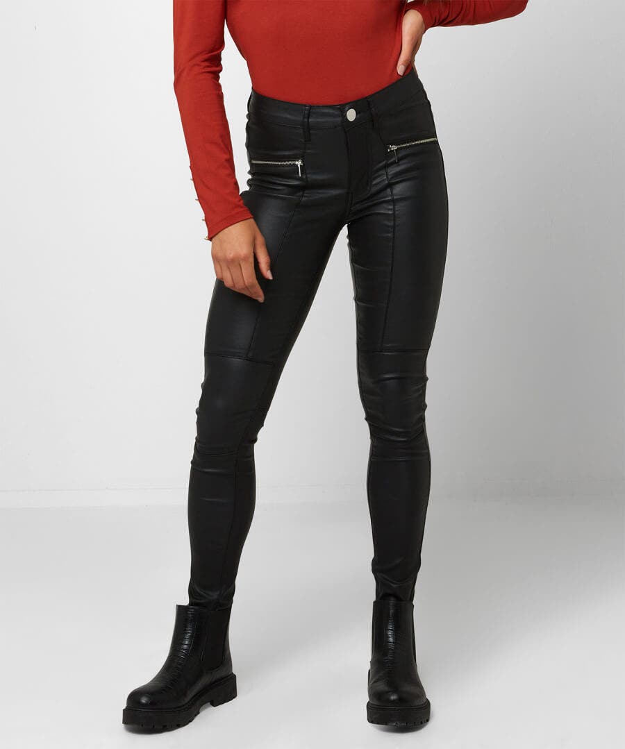 Richa Laura Ladies Leather Trousers  Black with FREE UK  EU Delivery from  Helmet City