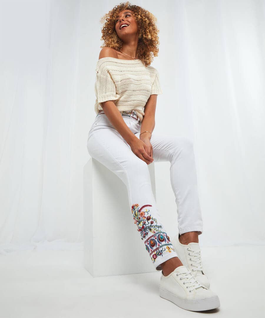 Exquisitely Embellished Jeans