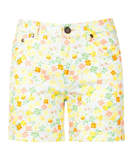 Cutest Floral Denim Shorts