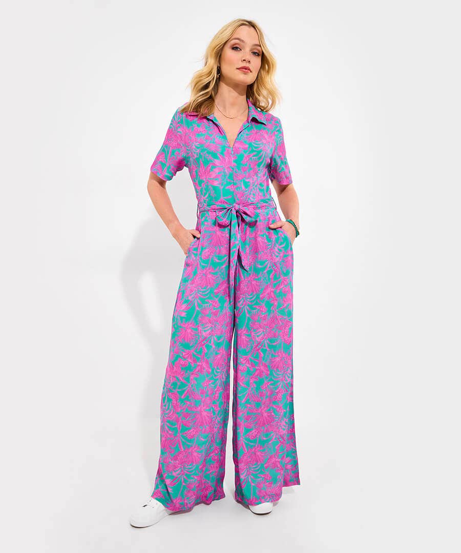 Radiance Zip Up Jumpsuit