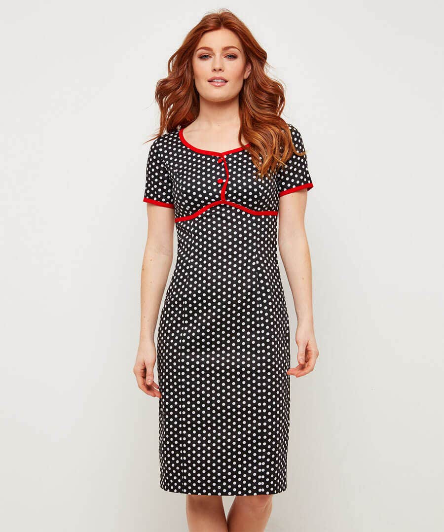 Passionately Polka Dot Dress