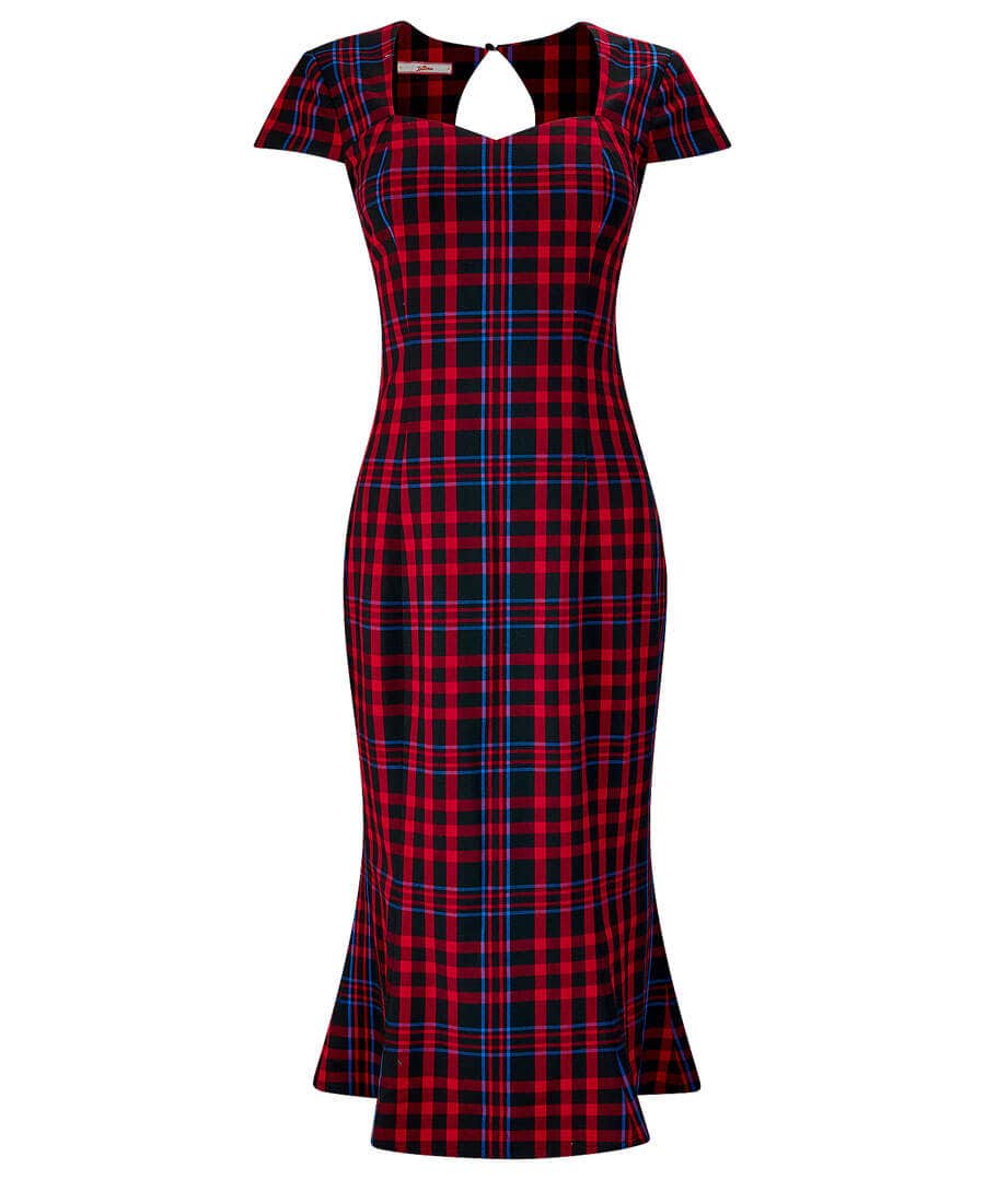 Sweetheart Check Dress