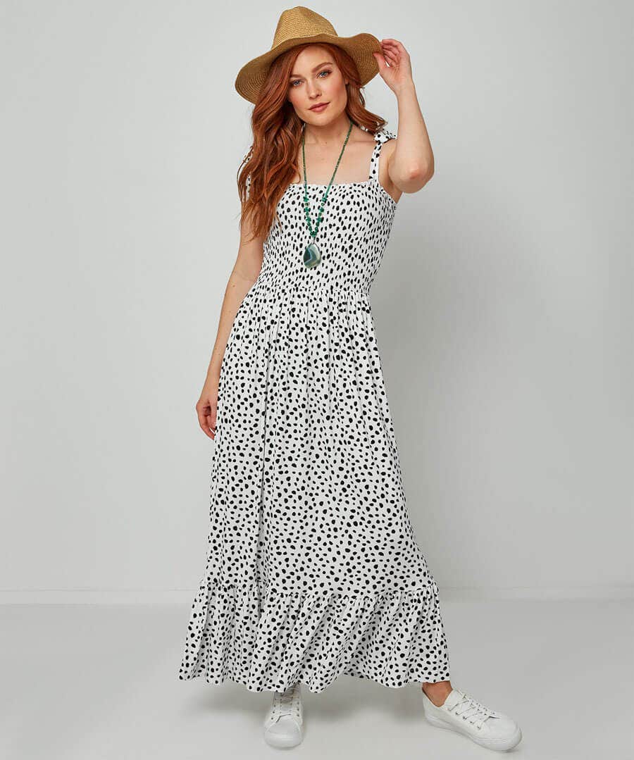 Dalmatian Print Dress
