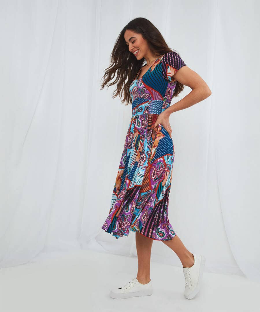 So Remarkable Print Dress