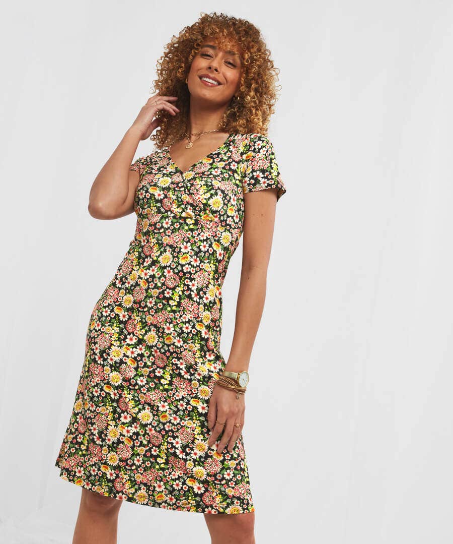 Amongst The Wild Flowers Jersey Dress