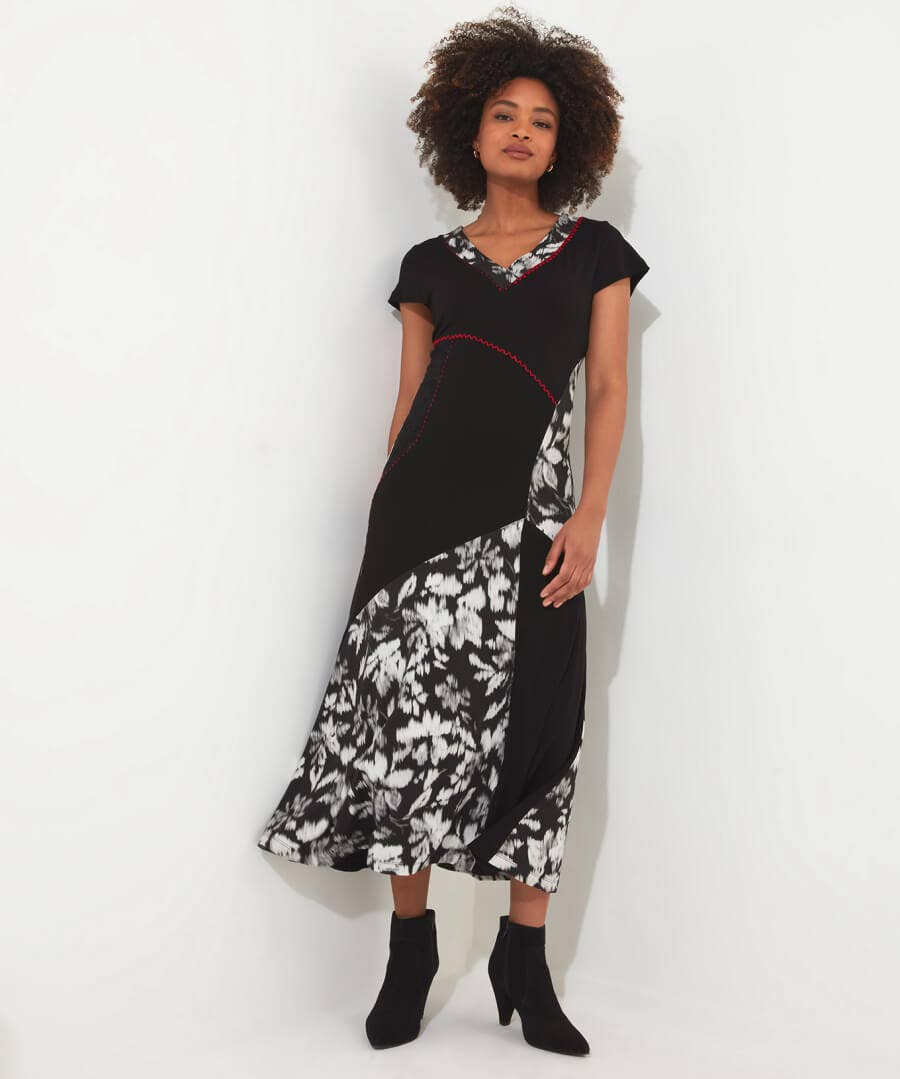 Spot The Difference Jersey Dress