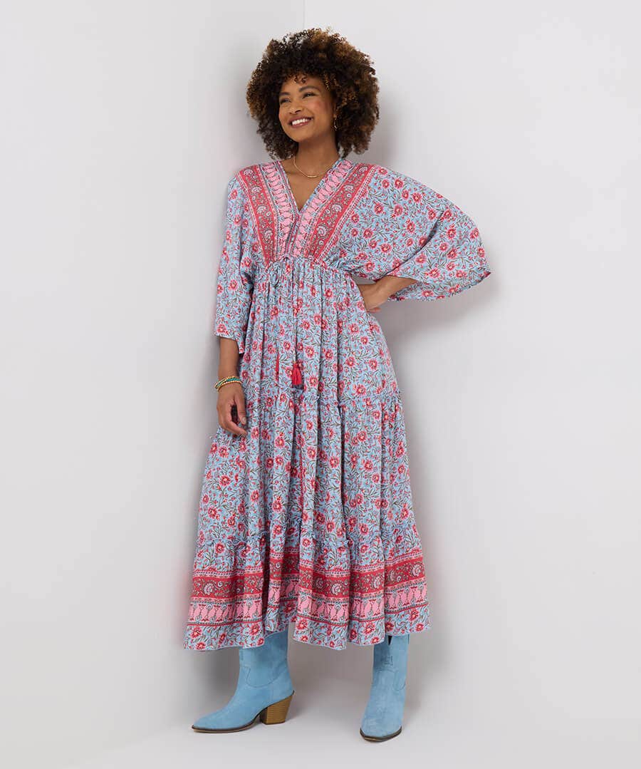 Sunny Days Printed Maxi Dress