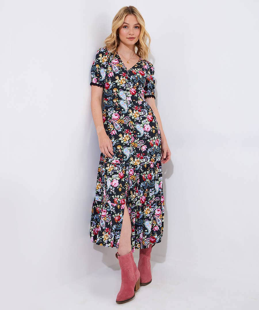Penelope Printed Maxi Dress