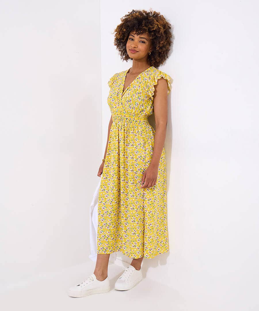 Sunshine Skies Ditsy Dress