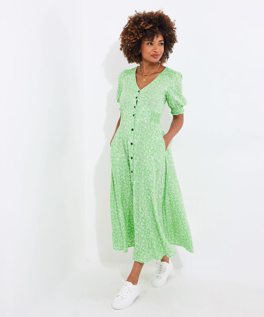 Fresh As A Daisy Printed Maxi Dress